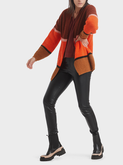 Colourblock vest 'Knitted in Germany'