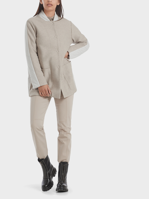 Wattierte Walkjacke Knitted in Germany