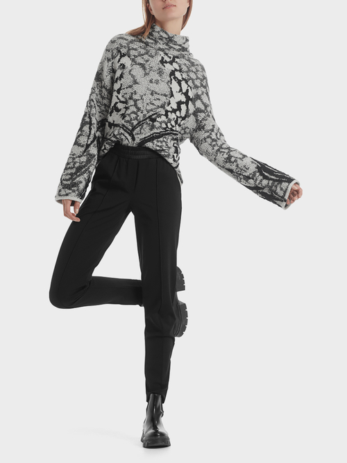 Jacquard trui 'Knitted in Germany'