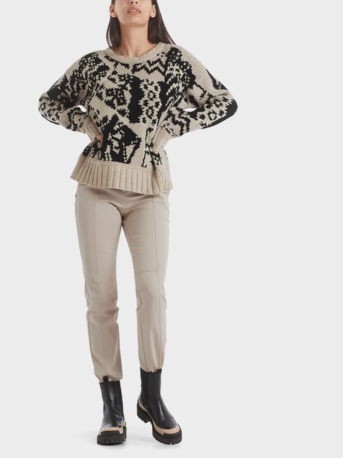 Jacquardpullover mit Norwegermuster