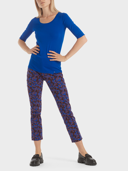 Basic top in cotton jersey