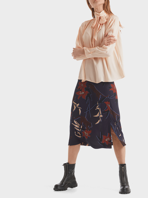 Strikblouse met biezen