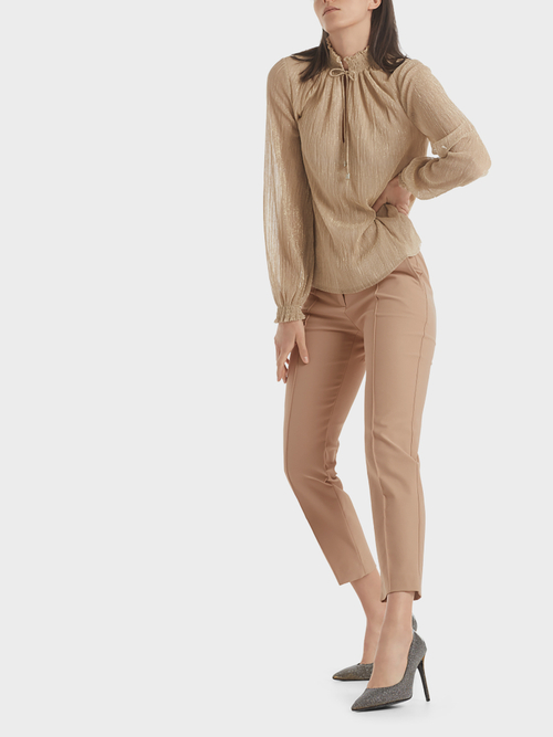 Glitzerbluse mit Swarovski® Kristallen