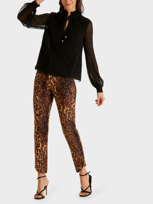 Glitzerbluse mit Swarovski® Kristallen