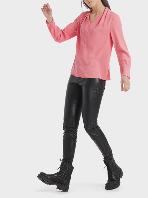 Blusenshirt mit Faltendetails