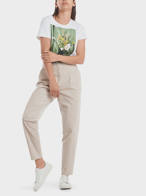 Pantalon en velours côtelé de coton