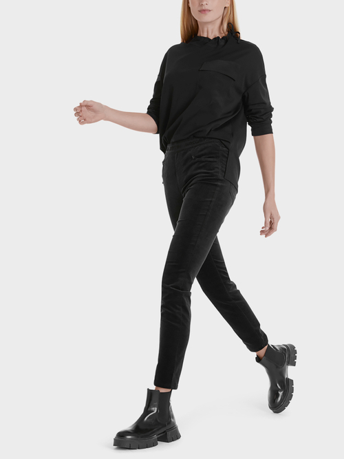 Stretchige Samtjeans