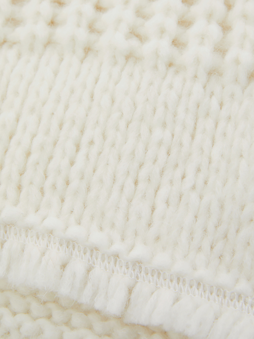 Warm knitted scarf “Knitted in Germany”