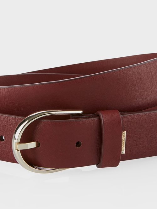 Ceinture en cuir sobre