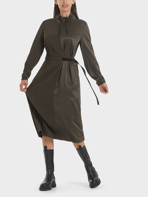 Dress with an asymmetric look
