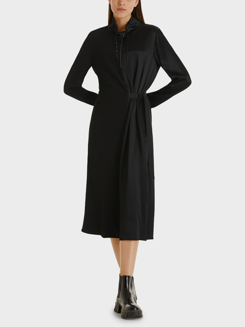 Dress with an asymmetric look