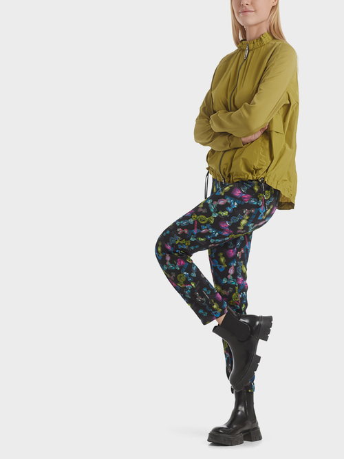 Jacke aus Materialmix