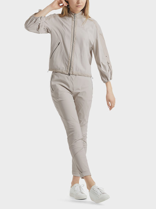 Blouson jacket with parachute details