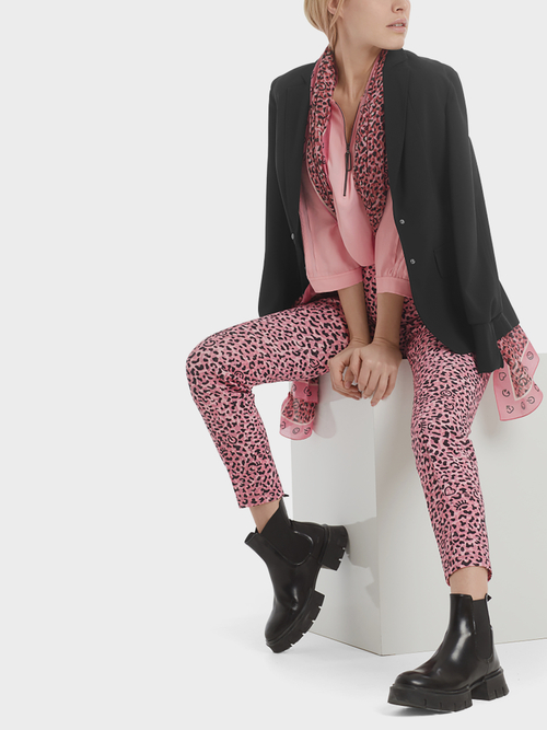 Blazer mit Sweatshirt-Ärmeln