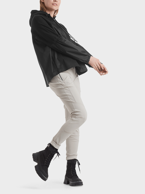 Sweatshirt in mixed materials