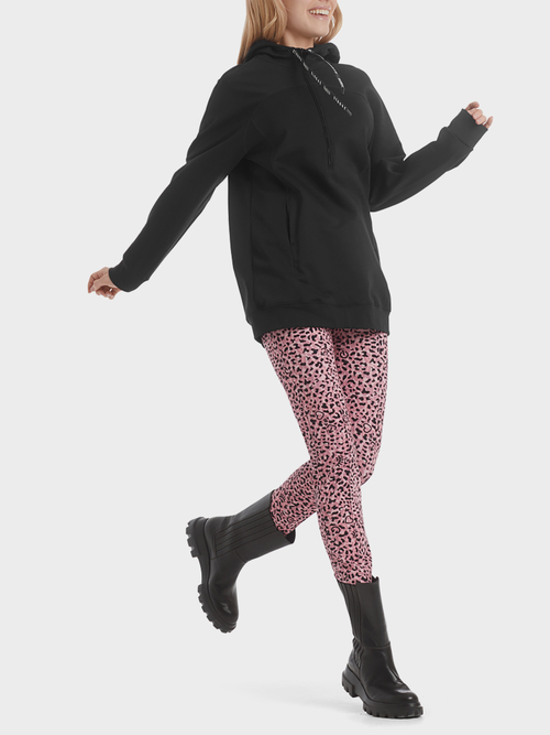 Langes Kapuzen-Sweatshirt