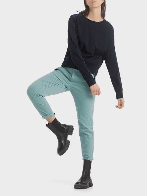 Sweatshirt mit Reißverschluss-Detail