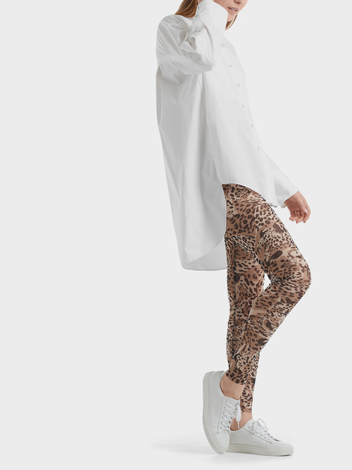 Long shirt-type blouse