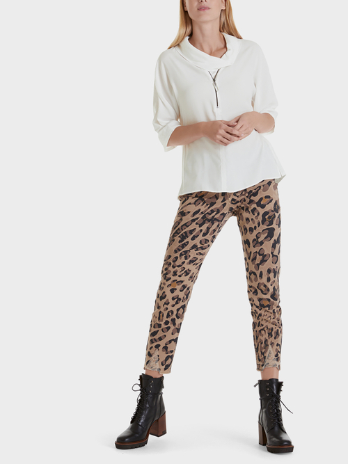 Blouseshirt met zijde