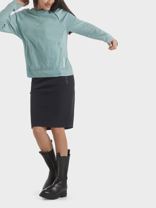 Blusenshirt mit Kapuze
