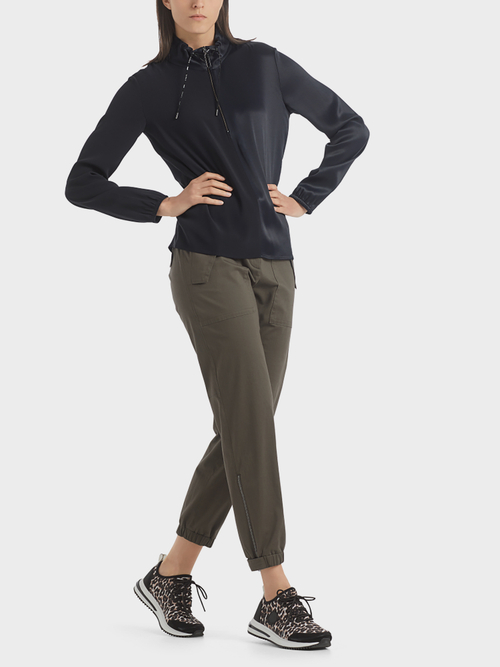 Blusenshirt mit asymmetrischem Look