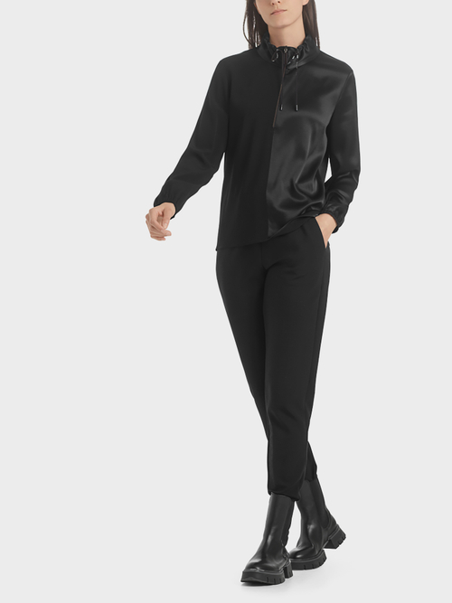 Blusenshirt mit asymmetrischem Look