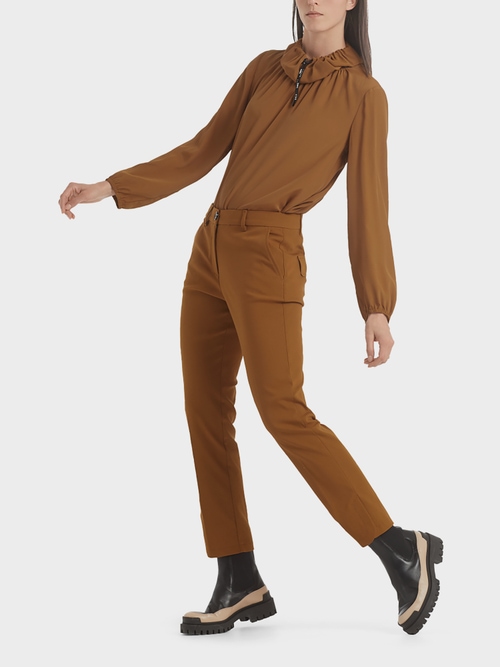 Stretch cotton pants