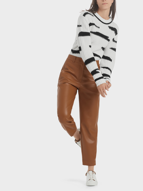 Pantalon en similicuir nappa