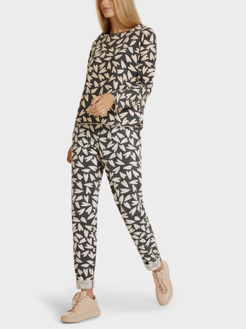 Sweatshirt mit Herz-Print