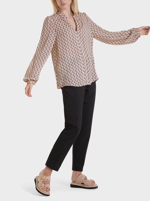 Bluse mit Leopardenmuster