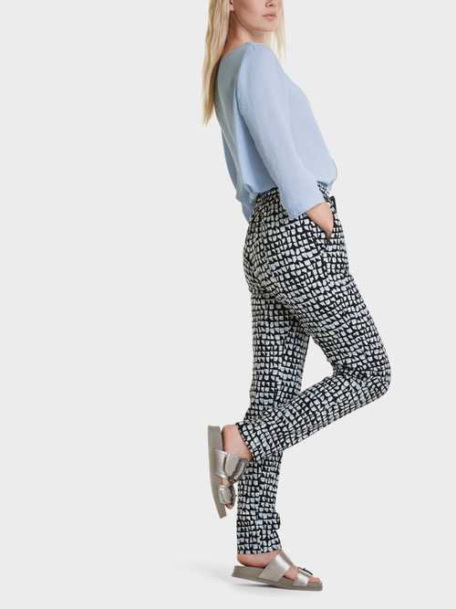 High-Waist-Hose aus Jersey