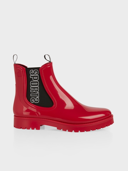 Logo-Gummistiefel im Chelsea-Style