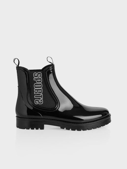 Logo-Gummistiefel im Chelsea-Style