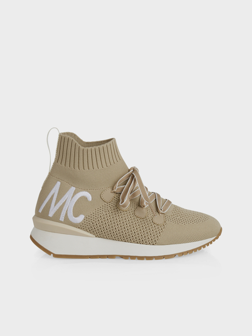 Strick-Sneaker mit Logo