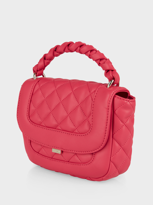 Shoulder bag with braided handle