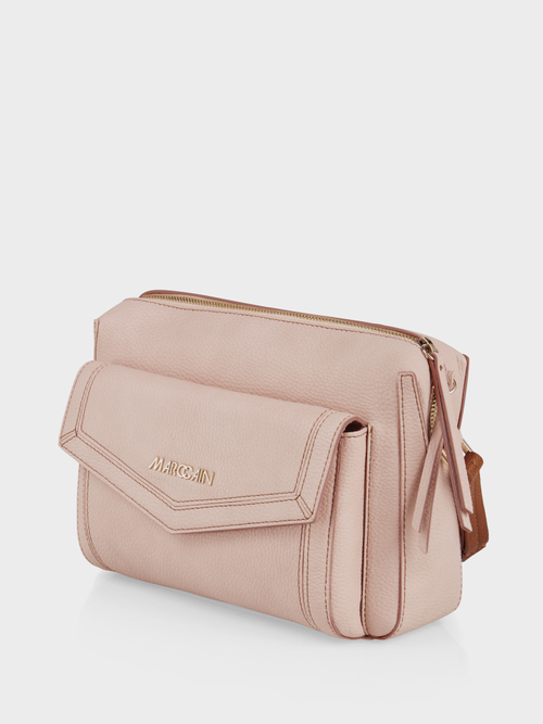 Schultertasche mit Flecht-Detail