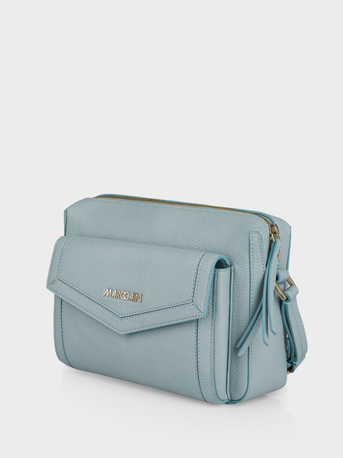 Schultertasche mit Flecht-Detail