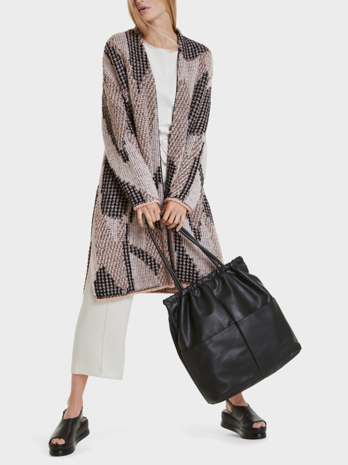 Manteau jacquard tricoté en Allemagne