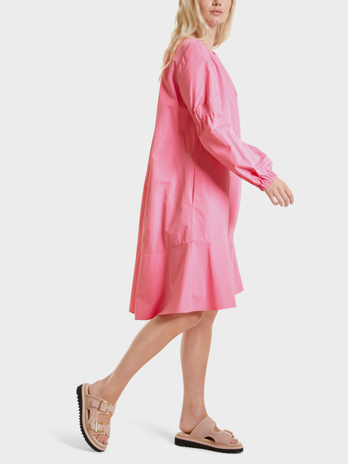 Loose taffeta dress