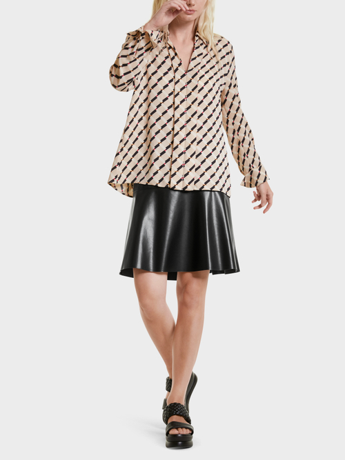 Bluse mit Graphic Print