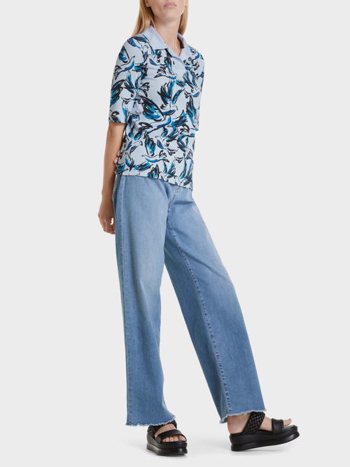 Polo-Shirt mit Bird-Print