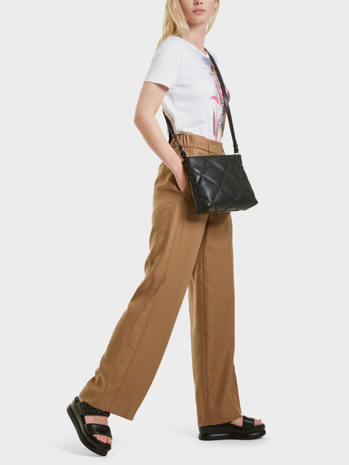 High-Waist-Hose mit weitem Bein