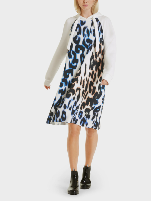 Dress with leopard pattern