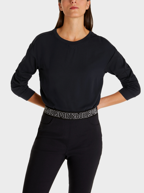 Blusenshirt aus Materialmix