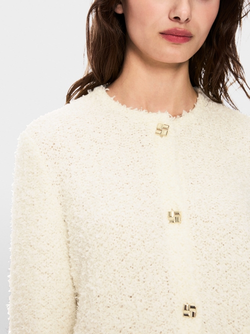 Knitted in Germany Bouclé Cardigan