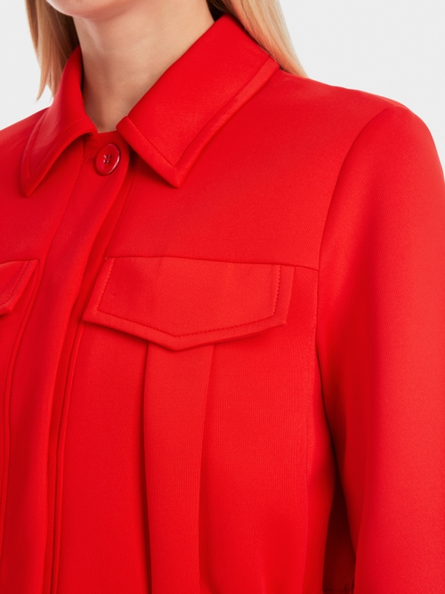 Short Jacket in Scuba Jersey