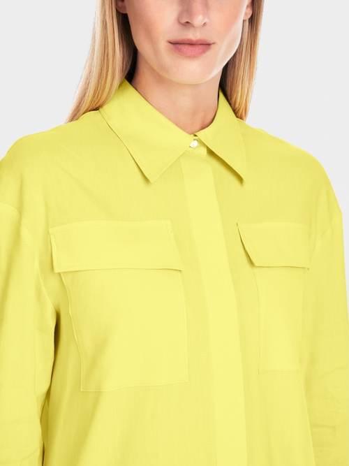 Oversized utility style shirt blouse