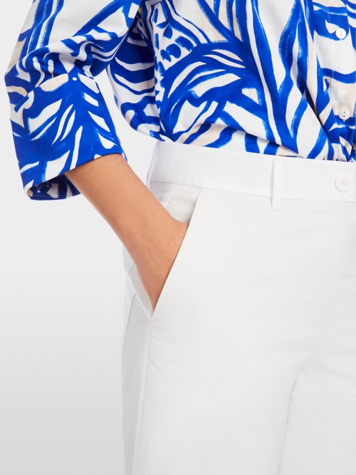 FRANCA ajour cotton trousers