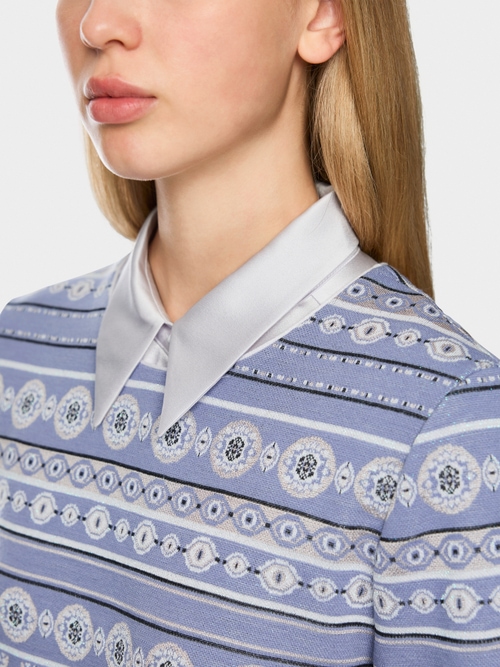 Jacquard-Pullover Knitted in Germany