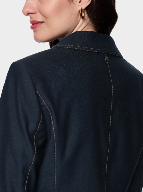 Blazer in Denim-Optik